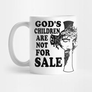 God's Children Are Not For Sale Cross Christian Vintage T-Shirt Mug